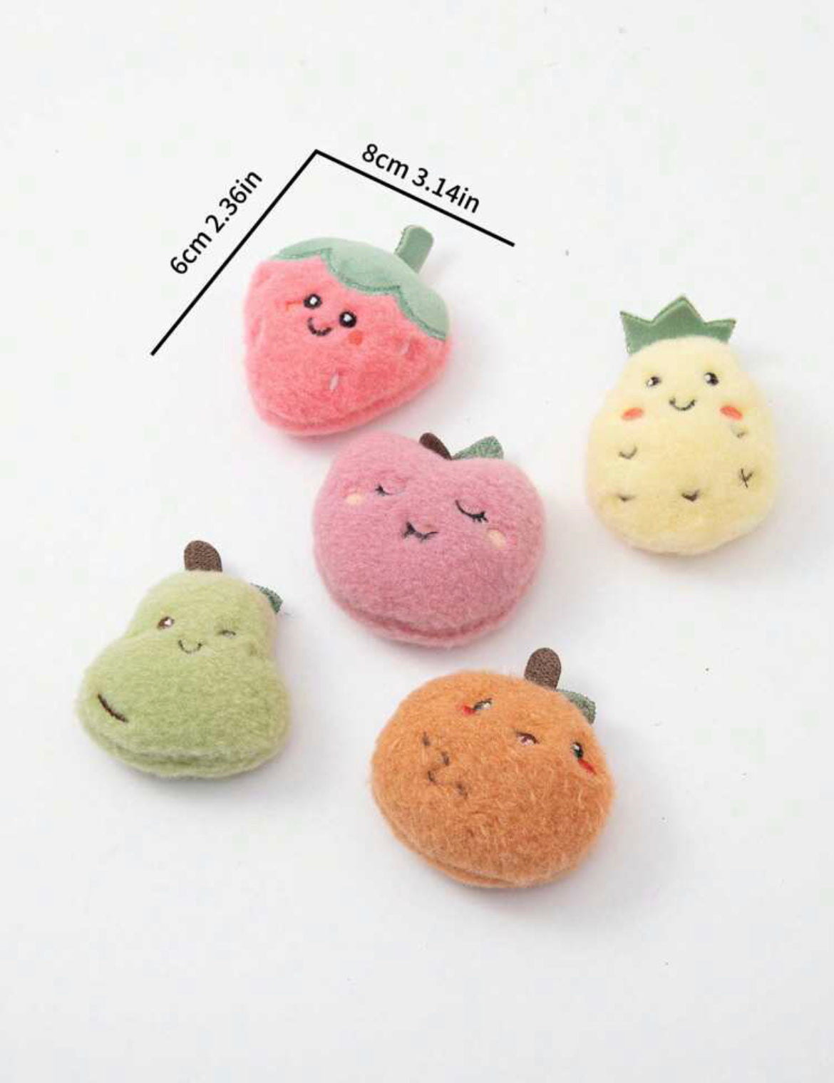 1 Pc Cartoon Fruit Design Toy