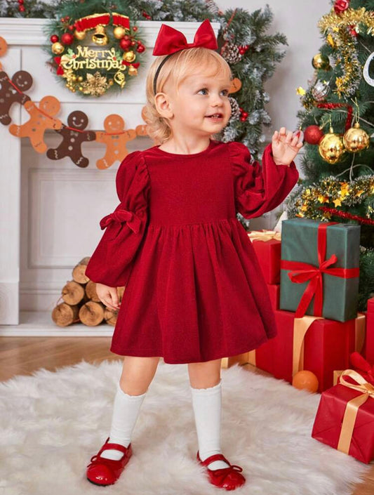 Baby Girl Bow Front Dress