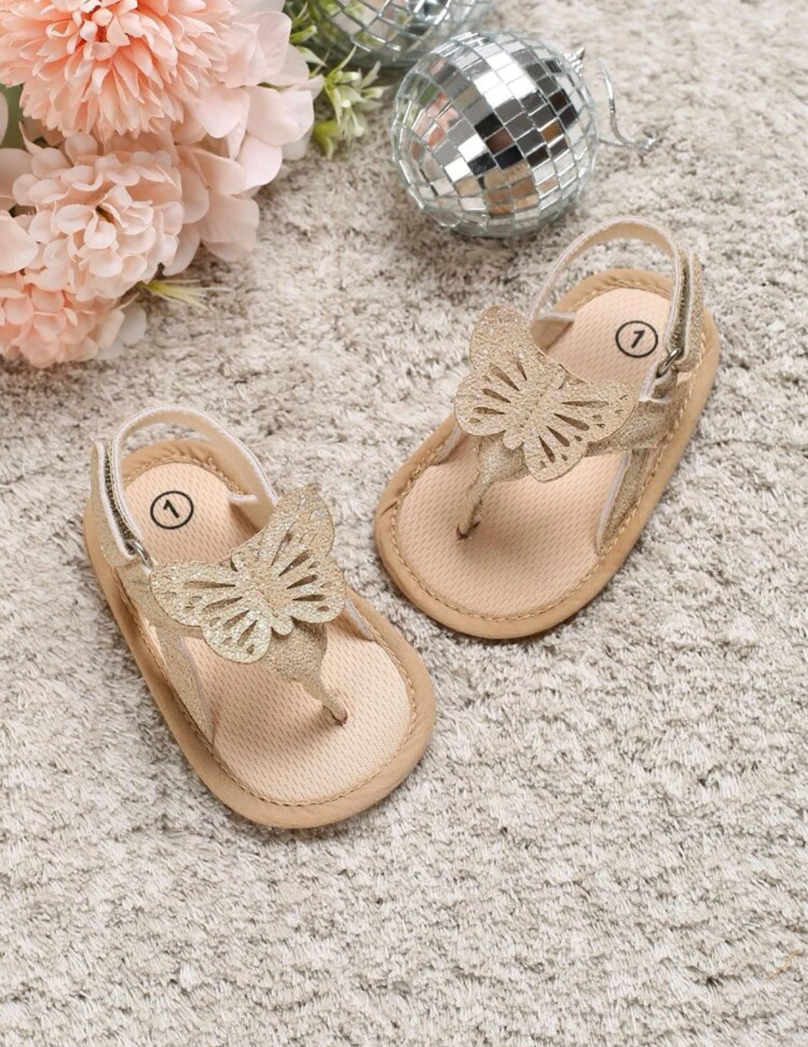 Shein Baby Girl Butterfly Sandles