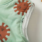 Toddler Boys' Warm Padded Vest With Sun Pattern.