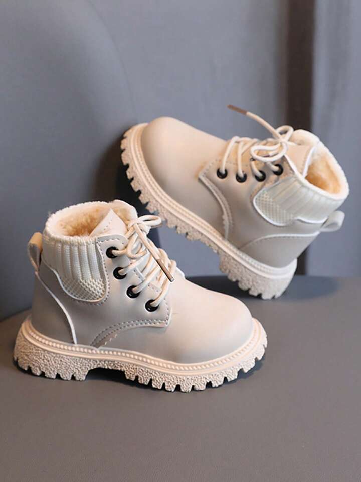 Kids' Comfortable And Simple Short Boots For Girls