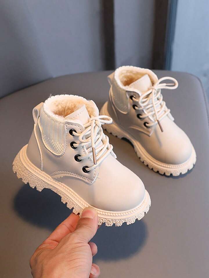 Kids' Comfortable And Simple Short Boots For Girls