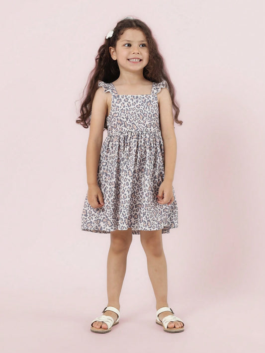 SUMWON Ruffle Sleeve Summer Dress.