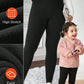 Baby Girls' Elastic Waist Solid Color Knit Casual Pants