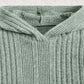 Girl Ribbed Knit Hooded Sweatshirt & Leggings