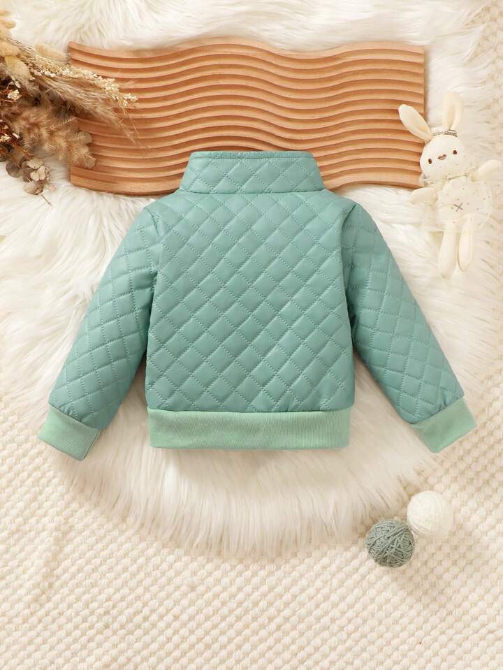 Baby Girl Cute Fluffy Neon Long Sleeve Jacket