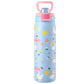 22oz (650 ml) Portable Insulated Tumbler, 2-In-1 Lid Water Bottle, Unisex Insulated Water Bottle.