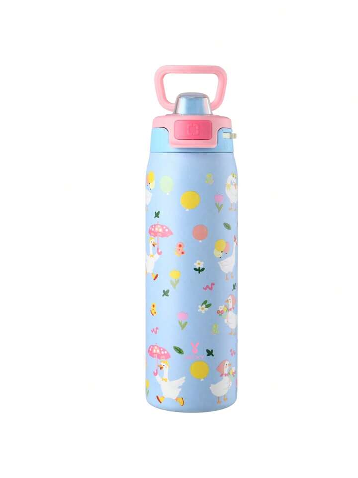 22oz (650 ml) Portable Insulated Tumbler, 2-In-1 Lid Water Bottle, Unisex Insulated Water Bottle.