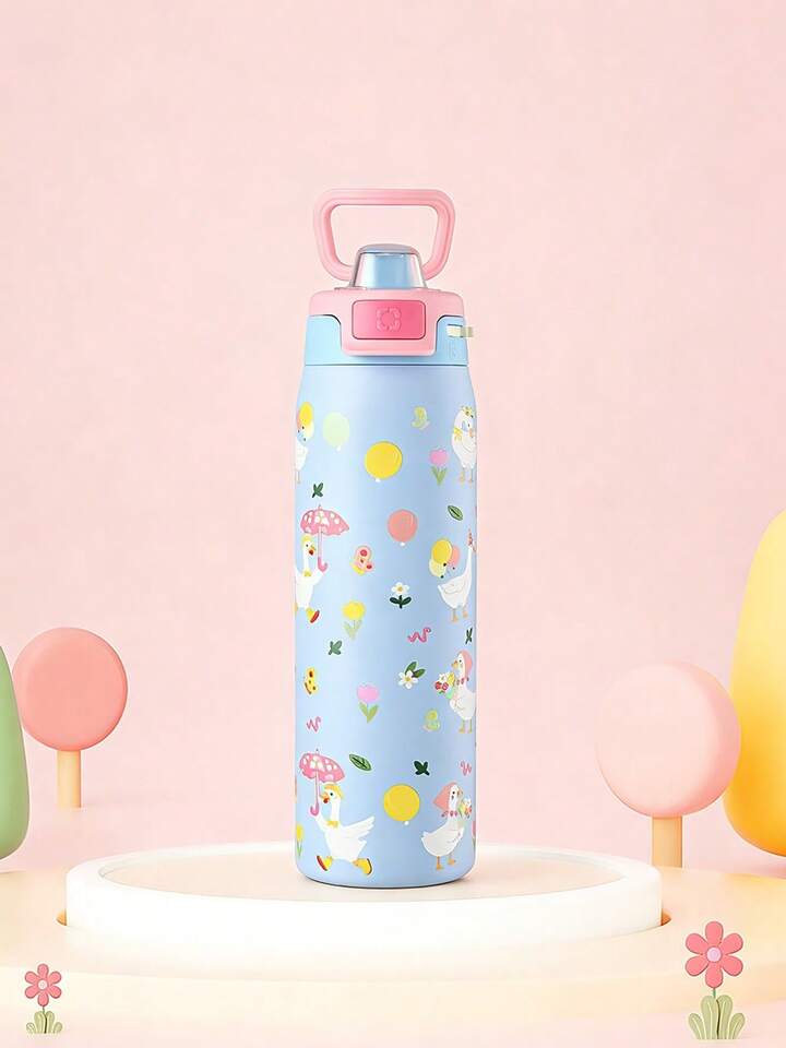 22oz (650 ml) Portable Insulated Tumbler, 2-In-1 Lid Water Bottle, Unisex Insulated Water Bottle.