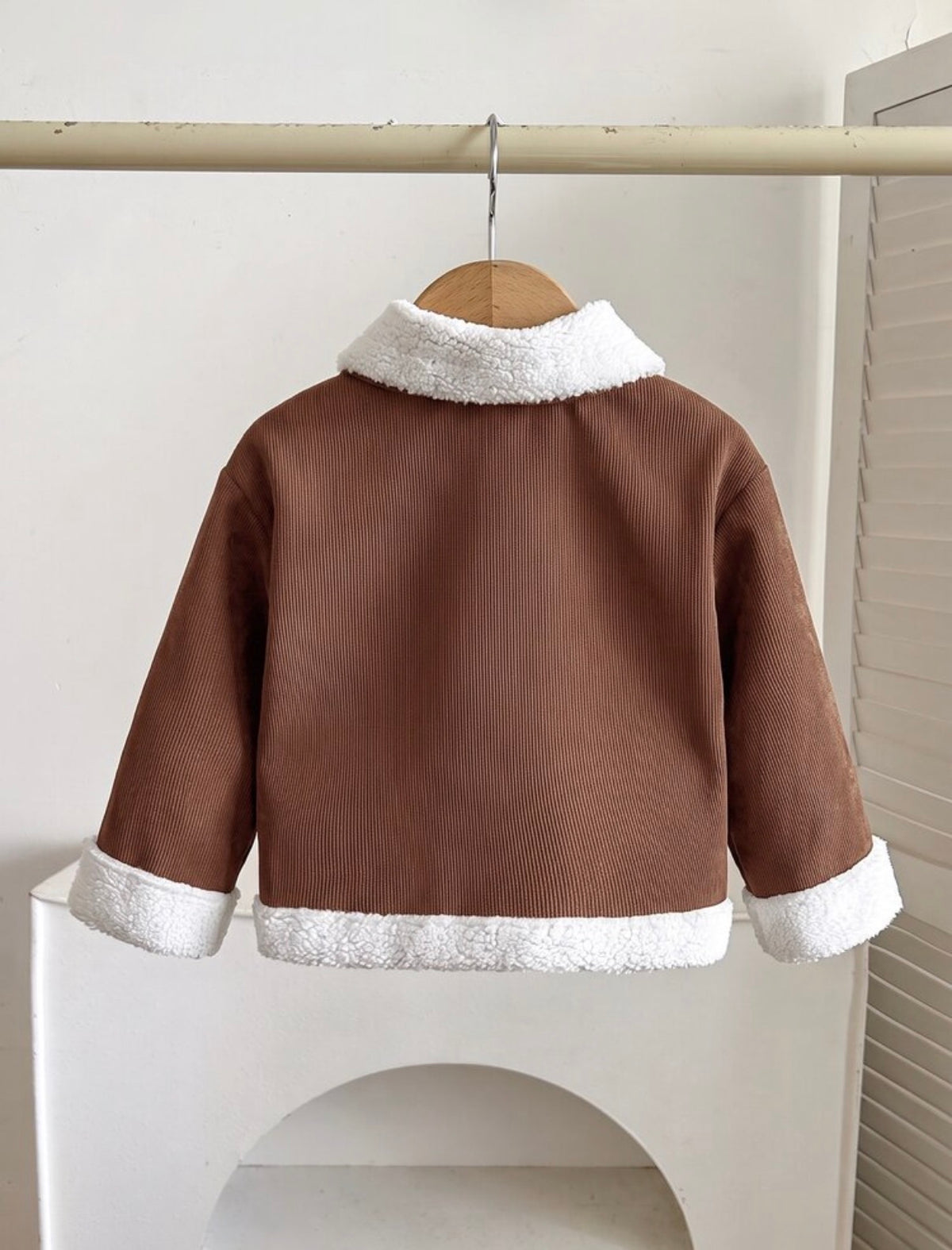 Baby Girl Plush Jacket Coat.