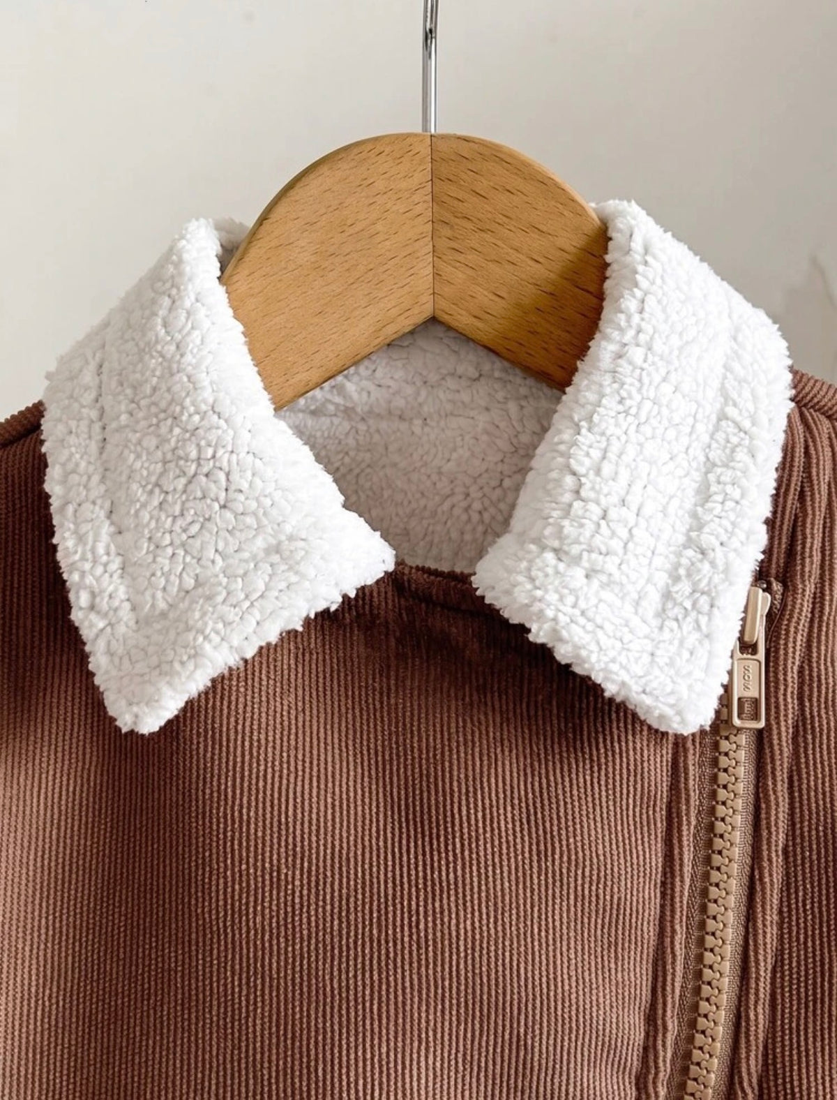 Baby Girl Plush Jacket Coat.