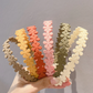 1 pcs Simple Flower Shape Plastic Hair Hoop For Kids