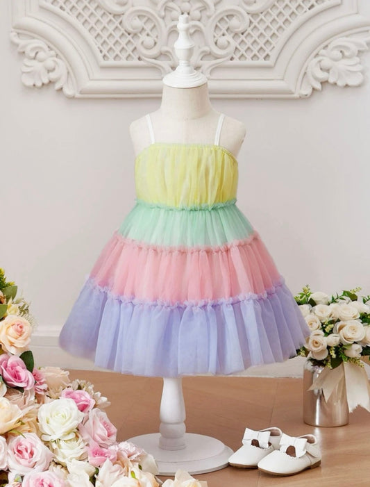 Baby Girl Colorblock Dress